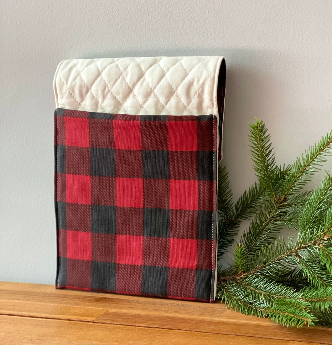 Buffalo plaid miniwalker bag